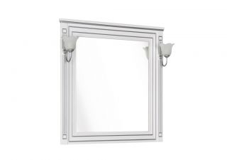 Зеркало Aquanet Паола 90 181769, Белый/серебро