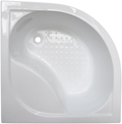 Душевой уголок Royal Bath RB 90BK-C-CH, с поддоном, 90х90 см, профиль хром, стекло рифленое фото 2