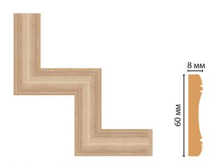 Декоративный угловой элемент Decomaster 185-1-11 (300*300мм)