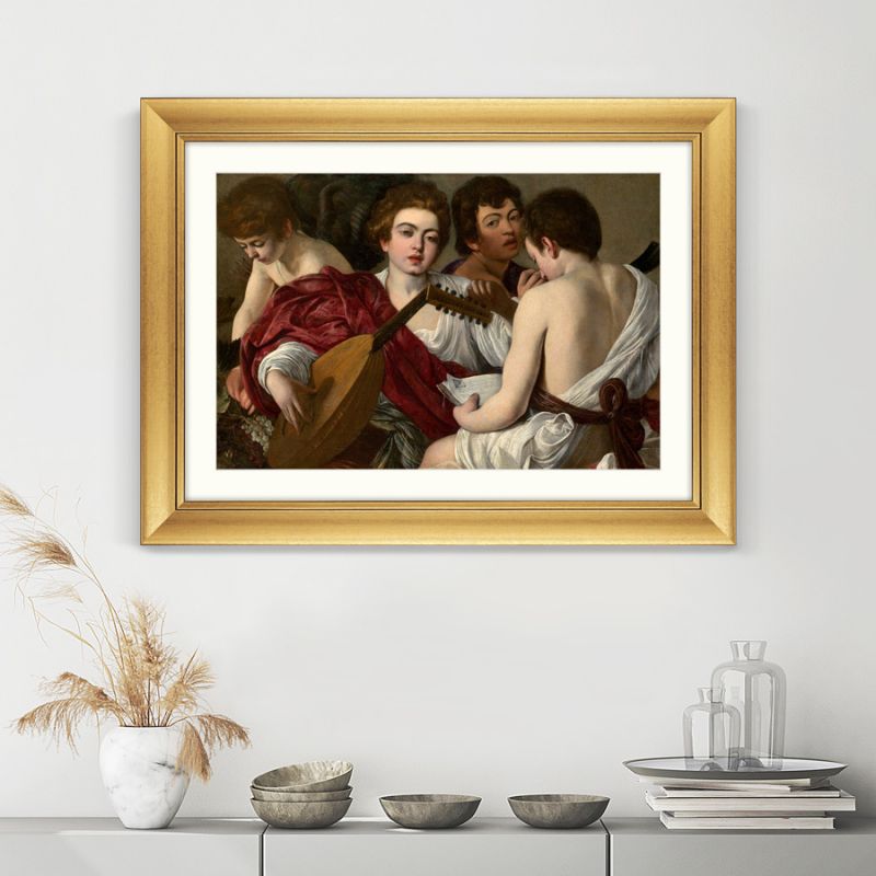 Репродукция картины в раме The Musicians, 1597г. ArtNoMore BD-2090653 фото 3