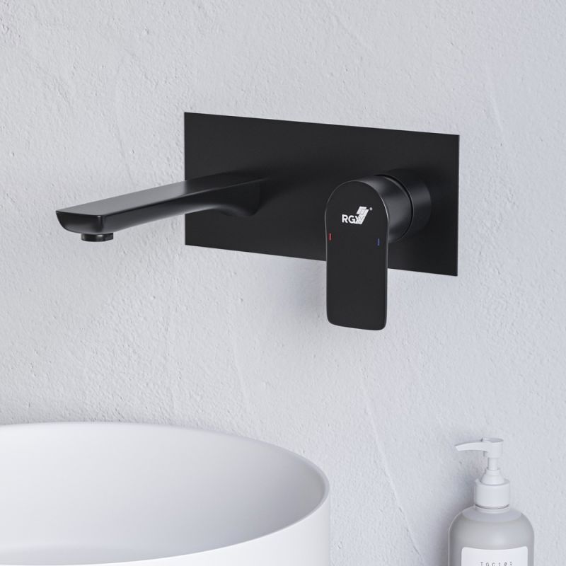 Смеситель встраиваемый с изливом RGW Shower Panels SP-46B фото 1