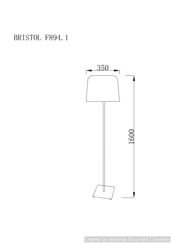 Торшер BRISTOL F894.1