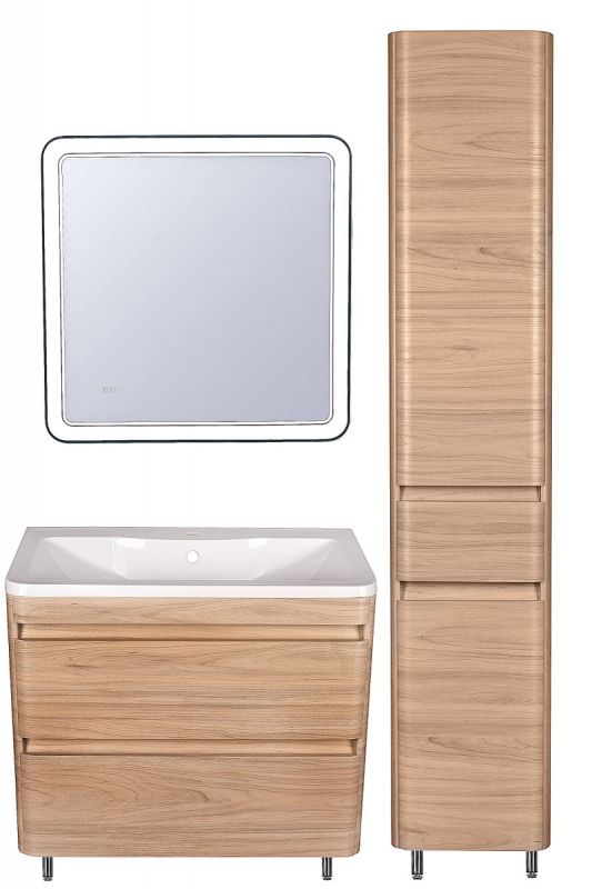Тумба под раковину напольная Style Line Атлантика 80 ЛС-00000688 ясень перламутр 79 см фото 2