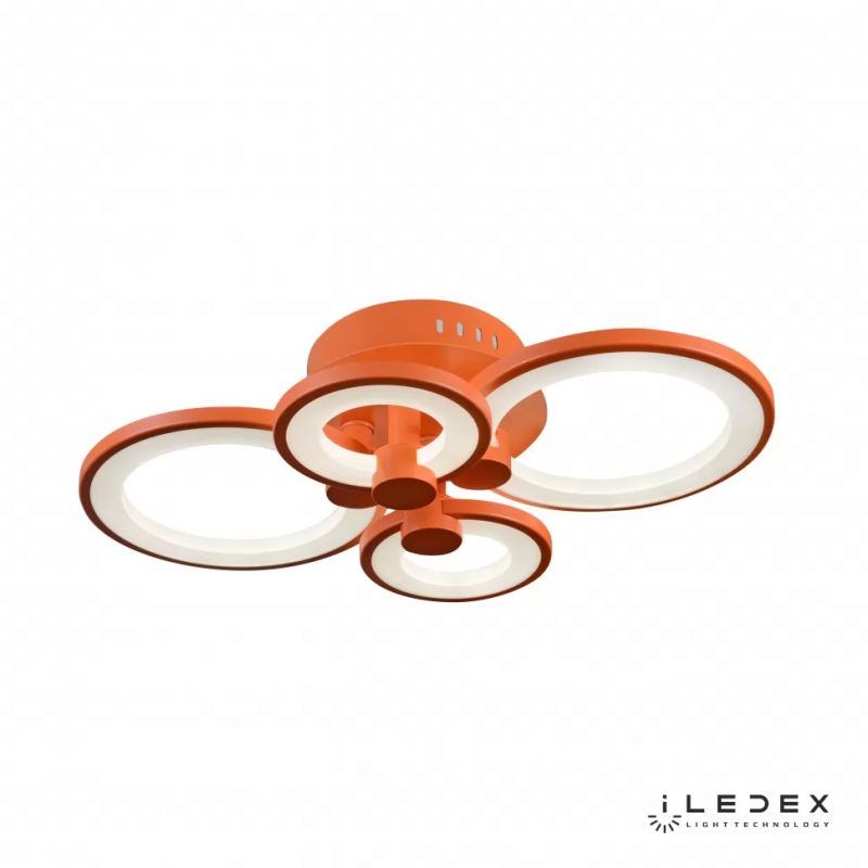 Потолочная люстра iLedex Ring A001/4 ORANGE фото 1