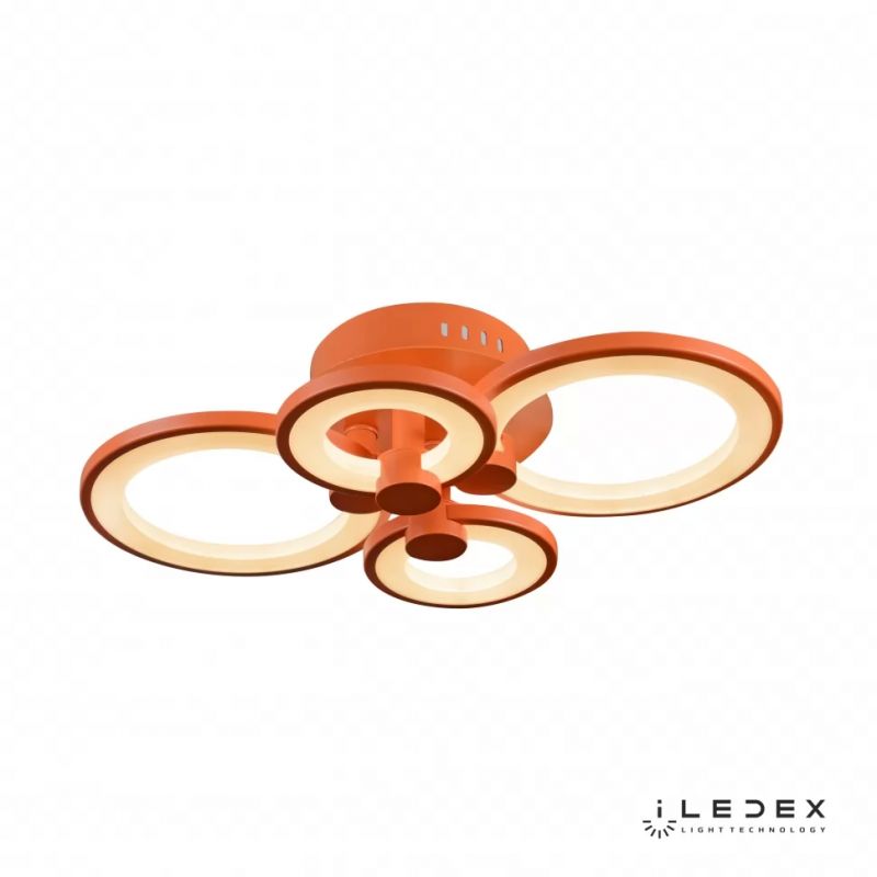 Потолочная люстра iLedex Ring A001/4 ORANGE фото 2