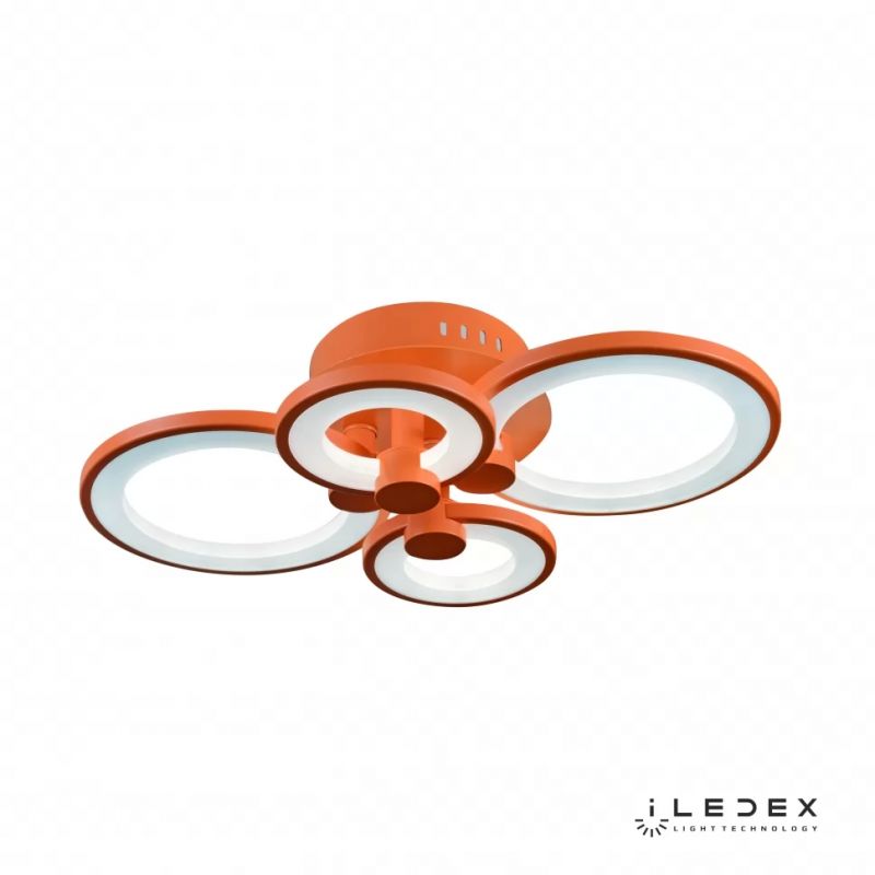 Потолочная люстра iLedex Ring A001/4 ORANGE фото 3