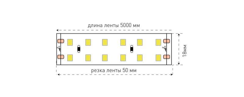 Лента светодиодная SWG SWG3240 24 IP20 6000-6500K 00-00009249 фото 2