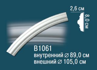 Молдинг с рисунком Perfect B1061