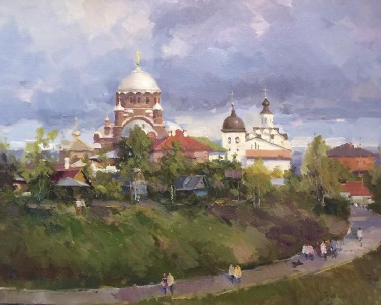 Картина "Свияжск остров град" Биляев Роман