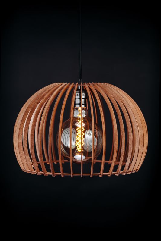 Подвесной деревянный светильник Woodshire Сфера 0535mx/1