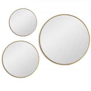 Saturn Gold Сет из 3-х зеркал Art Mirror Ø55, Ø40, Ø30 см BD-2826277