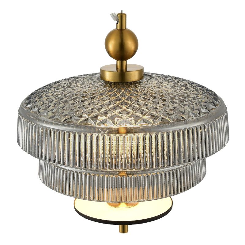 Светильник подвесной ST-Luce Латунь/Латунь, Дымчатый LED 1*8W 3000K ORIENTAL SL6122.303.01 фото 3