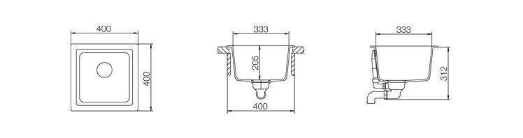 Мойка Schock Euro N-100 700220 оникс