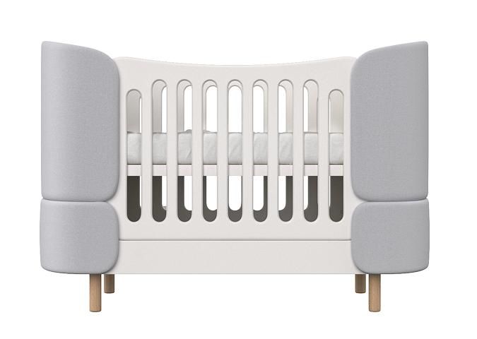 Кроватка-трансформер Ellipsefurniture KIDI Soft (серый) KD040104010190 фото 1