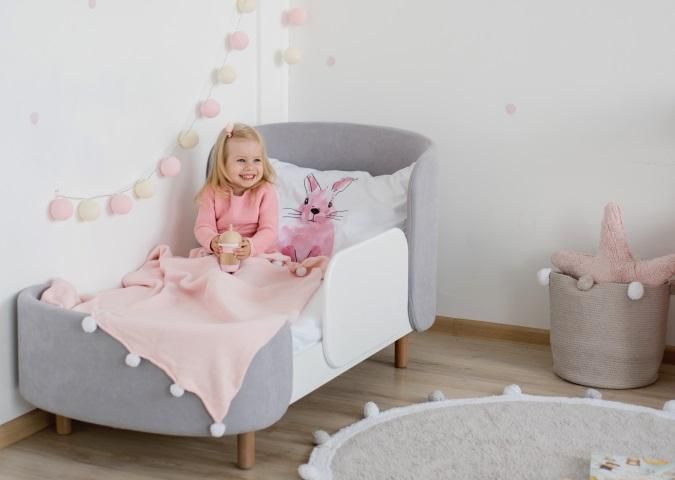Кроватка-трансформер Ellipsefurniture KIDI Soft (серый) KD040104010190 фото 6