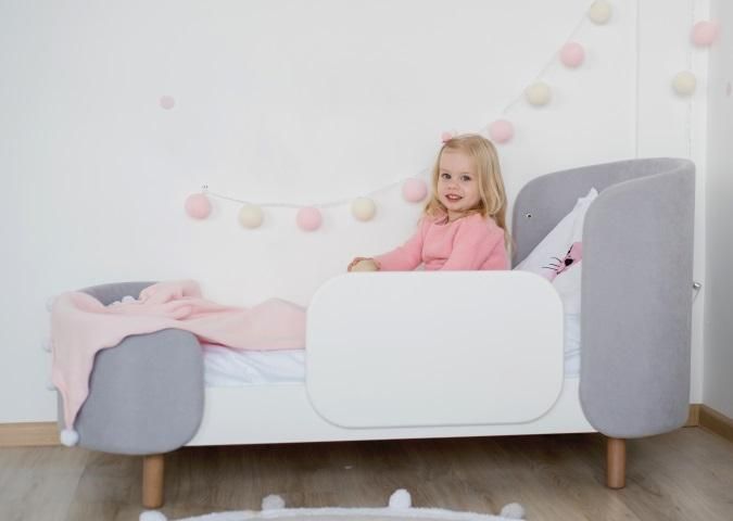 Кроватка-трансформер Ellipsefurniture KIDI Soft (серый) KD040104010190 фото 7