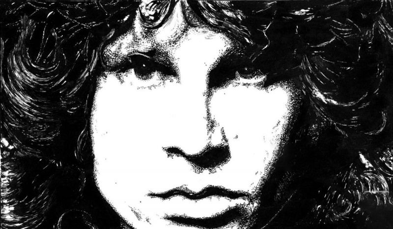 Картина "Jim Morrison" Владимир Абаимов