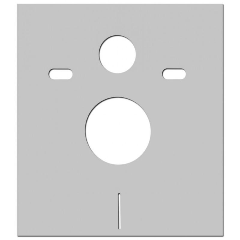 Унитаз подвесной ALBIT S с инсталляцией Berges Атом Line 042435 механика, кнопка белая