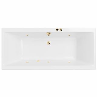 Акриловая ванна Excellent Pryzmat WAEX.PRY17.SOFT.GL 170x75 с г/м, золото