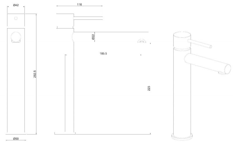 Смеситель для раковины Allen Brau Glority 5.51002-00