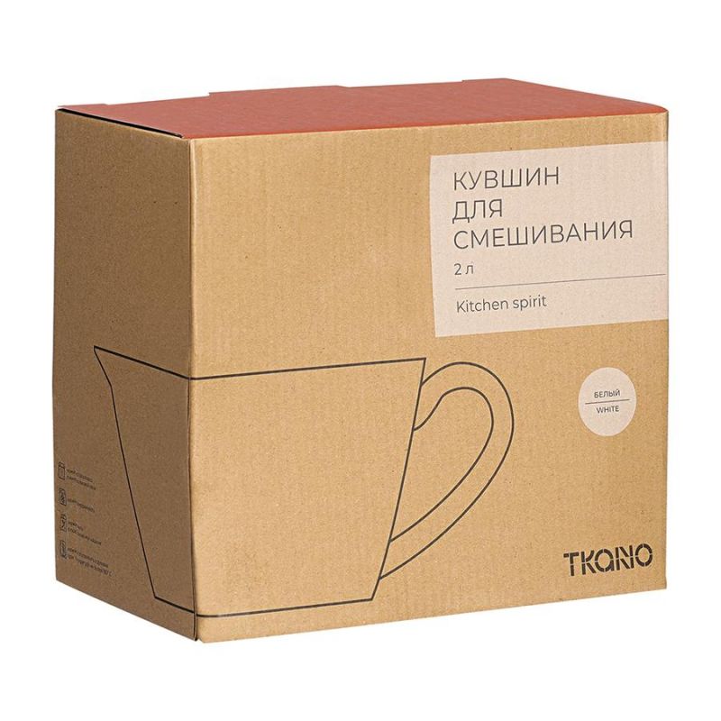 Кувшин для смешивания белого цвета из коллекции kitchen spirit, 2 л Tkano BD-3067733 фото 6