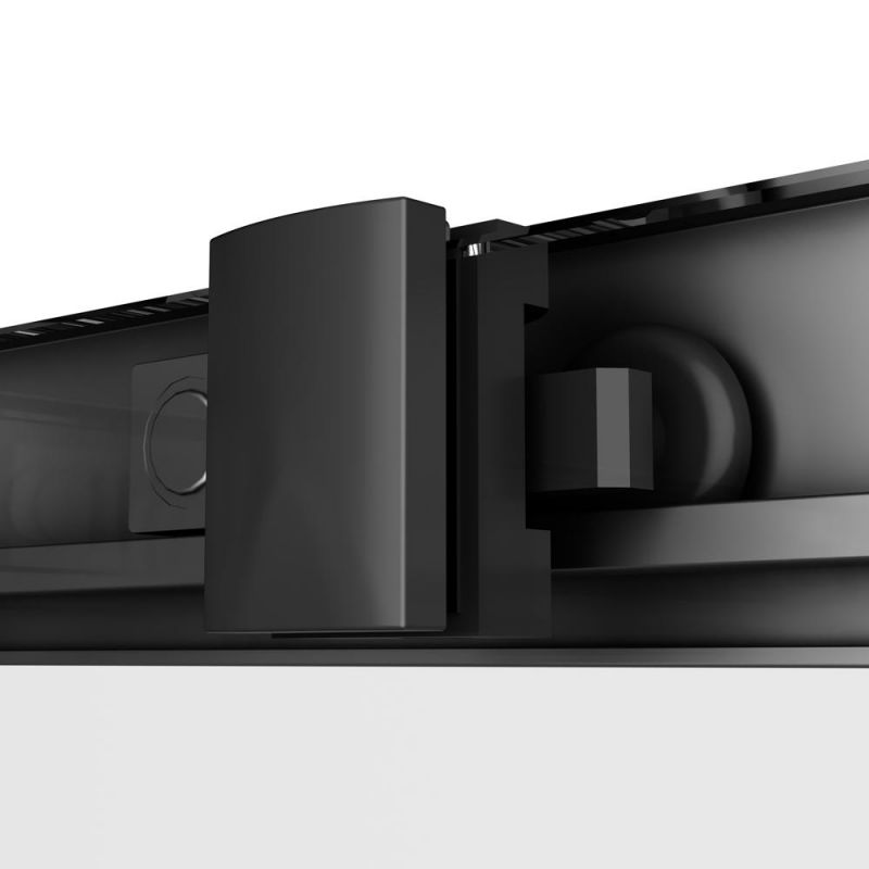 Душевой уголок AMPM Gem W90G-403-100280-BT 100x80 см, профиль черный матовый, стекло прозрачное фото 7