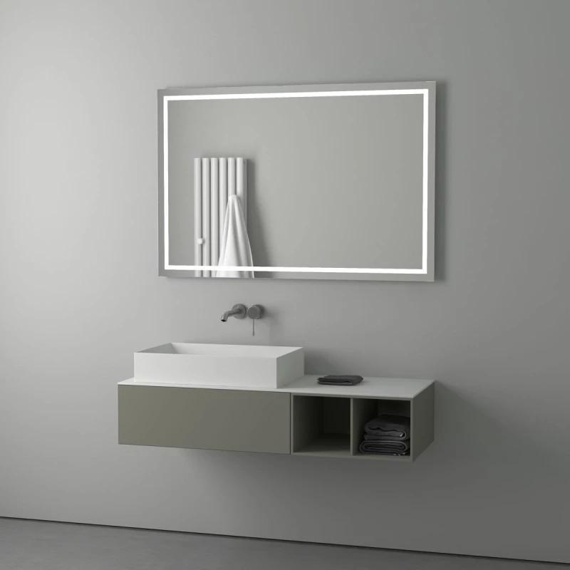 Зеркало для ванной EVOFORM Ledline BY 2138, с LED-светильником 120х80см фото 4