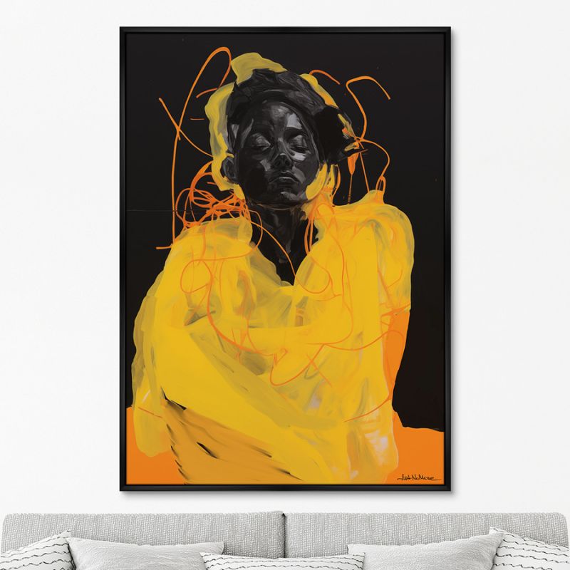 Репродукция картины ArtNoMore на холсте A minute before waking up, No 1, 2024г. фото 1