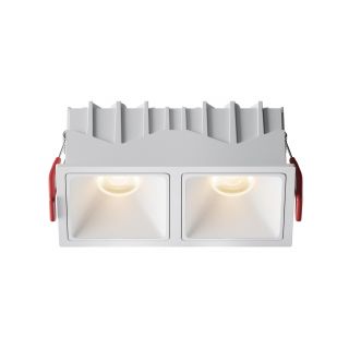 Встраиваемый светильник Maytoni Alfa LED 3000К(теплый) 20W DL043-02-10W3K-SQ-W-1