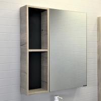 Зеркальный шкаф Comforty Порто 00-00009234CF дуб дымчатый
