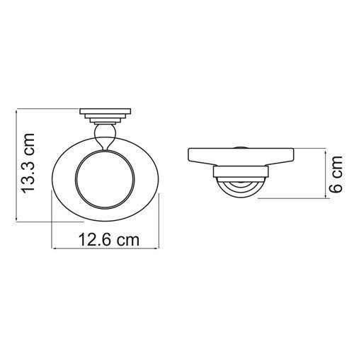 Мыльница WasserKRAFT Ammer K-7029 фото 3