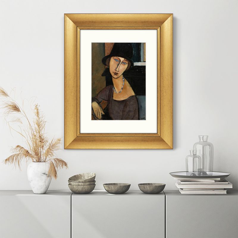 Картина JEANNE HEBUTERNE (AU CHAPEAU), 1917г. BD-1763491