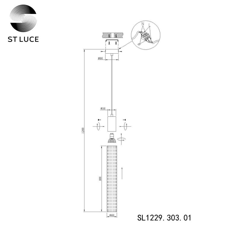 Подвес ST Luce Terni SL1229.303.01