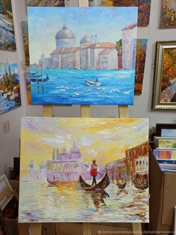 Картина "Вечер в Венеции" Василий Черных