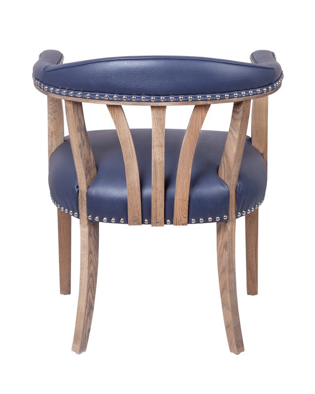 Стул MAK-interior Tanner blue leather BD-2144001 фото 4