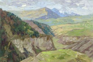 Картина "В горах" Вилков Андрей