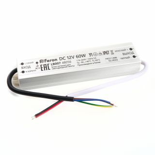 Трансформатор для светодиодной ленты Feron lb007 48056