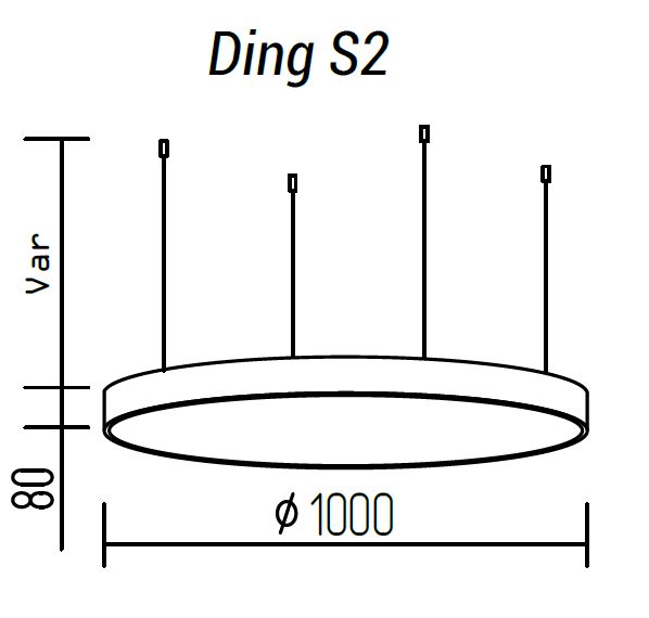 Подвесной светильник TopDecor Ding S2 10