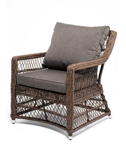 Кресло из искусственного ротанга, цвет коричневый Гранд Латте 4sis BD-2591960