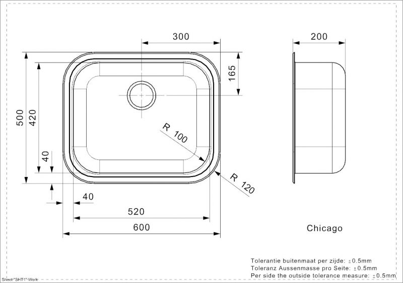 Кухонная мойка Reginox Chicago R OKG lux 3370 фото 3