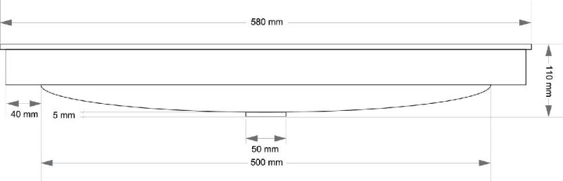 Люстра потолочная Kutek Dimaro DIM-PL-3(Z) ⌀58, золото