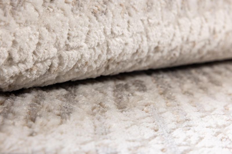 Турецкий ковер из микровискозы Carpet «CALVIN HOME» FY80A-HBGRY-CRE 160 x 240 см фото 4