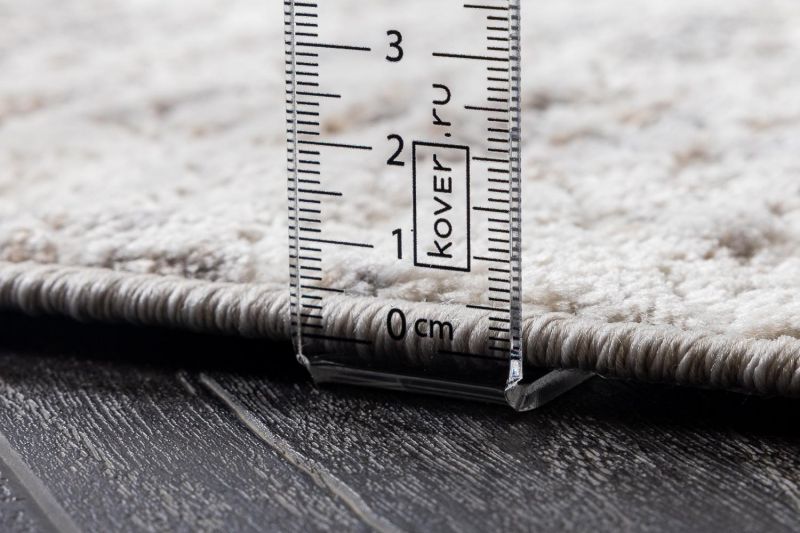 Турецкий ковер из микровискозы Carpet «CALVIN HOME» FY80A-HBGRY-CRE 160 x 240 см фото 7