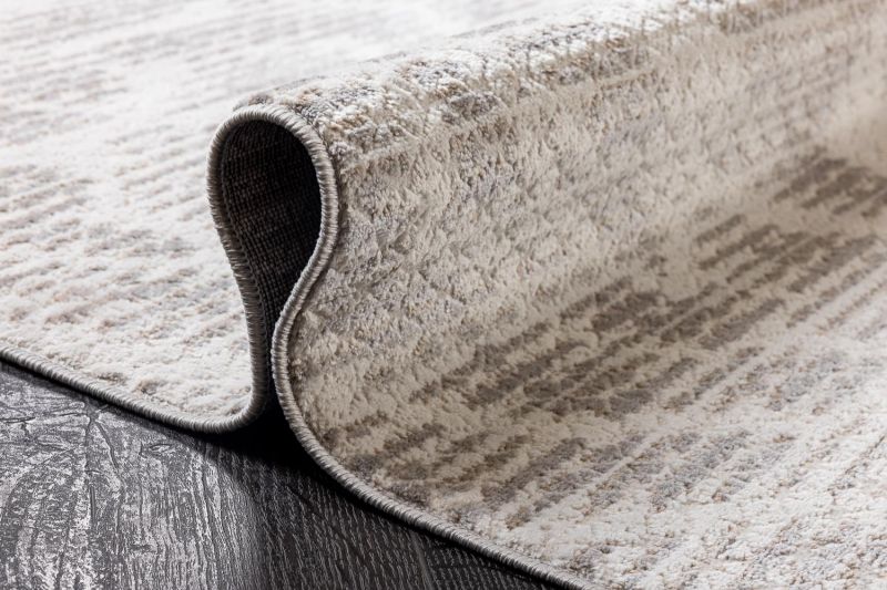 Турецкий ковер из микровискозы Carpet «CALVIN HOME» FY80A-HBGRY-CRE 160 x 240 см фото 8