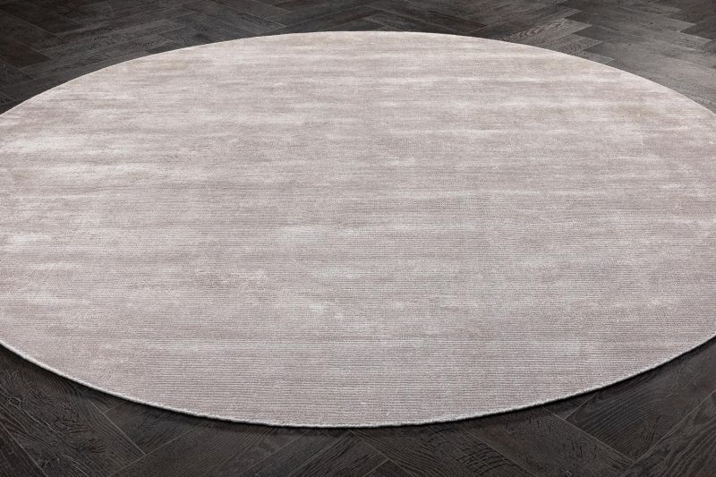 Индийский ковер из шерсти и арт-шёлка Carpet «MURUGAN» PLAIN-SIL(Round) 250 x 250 см