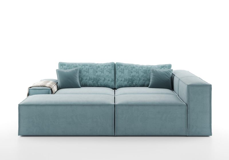 Диван Ambia модульный Haro 4 модуля голубой BD-3069305 фото 4