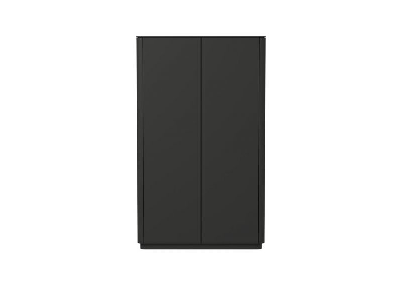 Шкаф  Ellipsefurniture Tammi 2-х створчатый высокий (черный) TM010206190101 фото 1