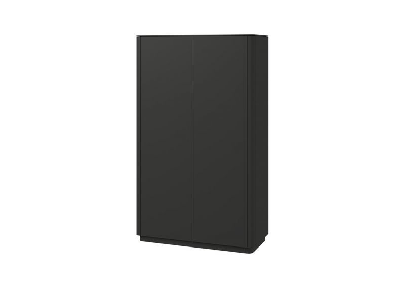 Шкаф  Ellipsefurniture Tammi 2-х створчатый высокий (черный) TM010206190101 фото 2