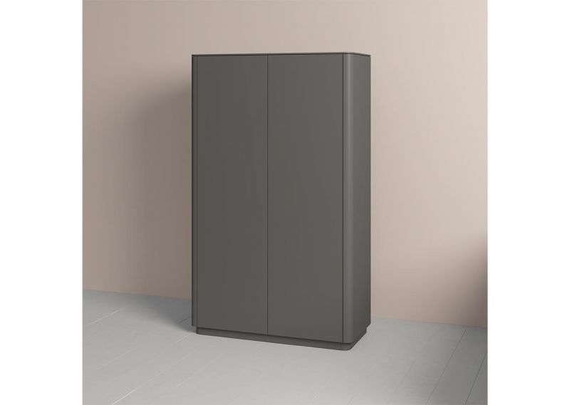 Шкаф  Ellipsefurniture Tammi 2-х створчатый высокий (черный) TM010206190101 фото 4