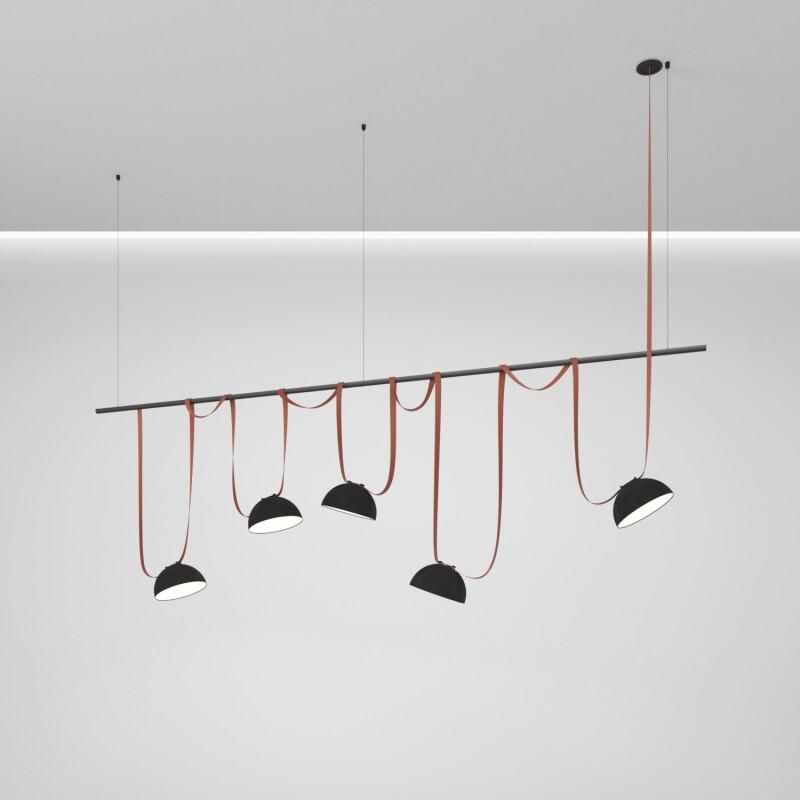 Комплект ременной трековой системы Denkirs Belty SET на штанге Rod LED 120W белый (дневной) DK55SET06-01-BR фото 1